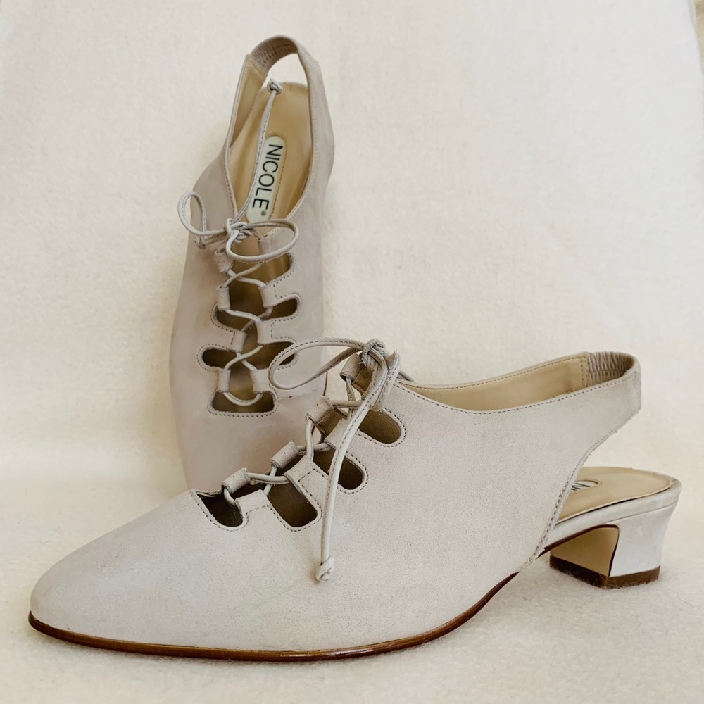 Nicole Dillon low-heeled mule